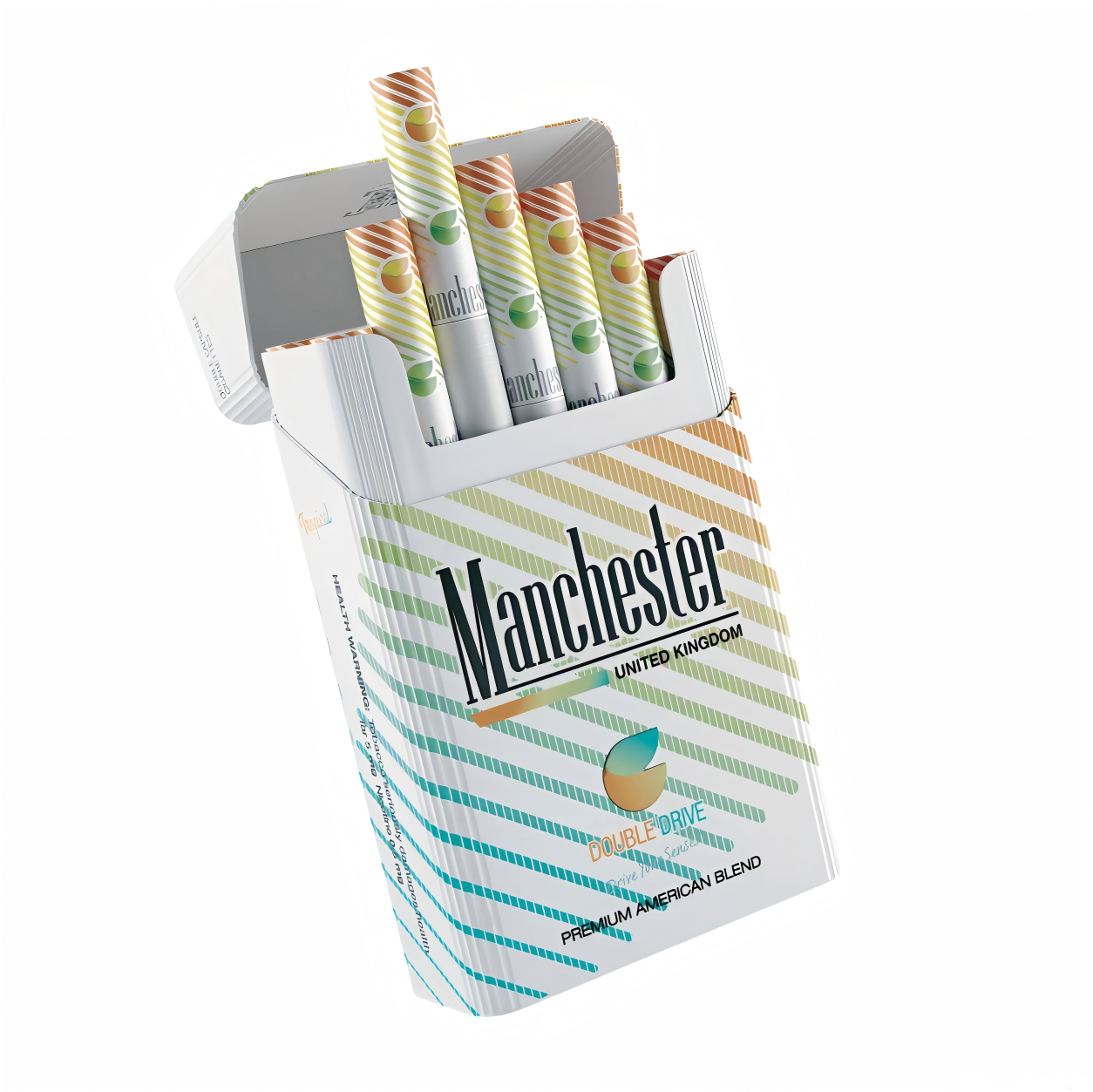 Manchester Double Drive Tropical Mint 5mg Carton