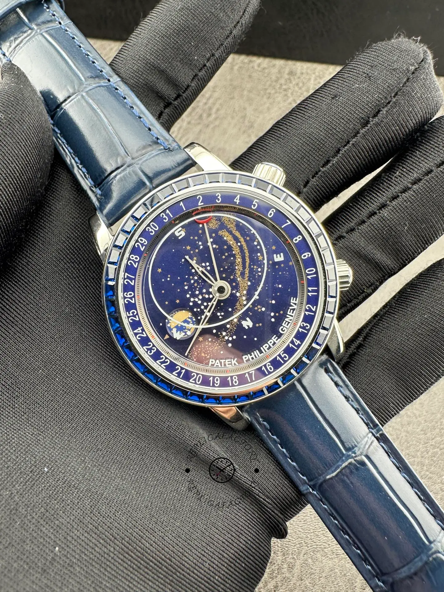 Patek Philippe Grand Complications 6104/11P-010 1:1 Clone 44mm Celestial Watch