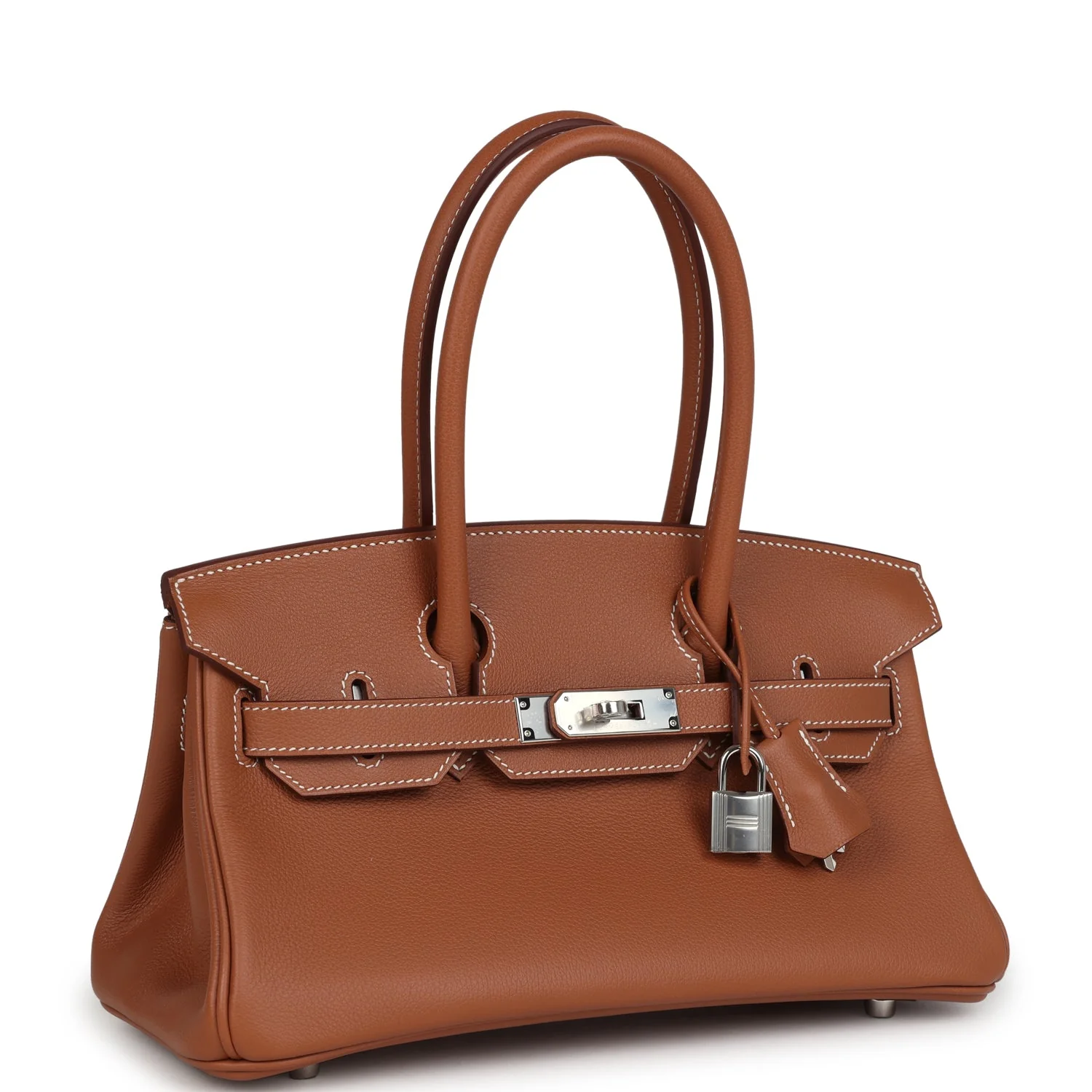 Hermes Shoulder Birkin Light 29 Gold Evercolor Palladium Hardware