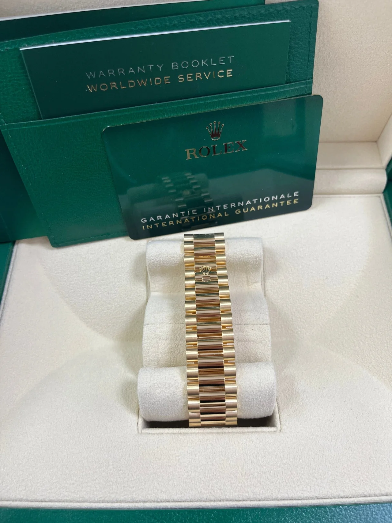 Rolex Day Date 40 Yellow Gold Green Ombre Dial M228238 00691