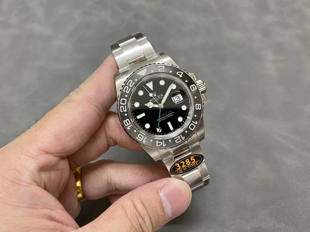 Rolex GMT-Master II 116710LN Black Dial Stainless steel case 40mm Mens Replica Watch