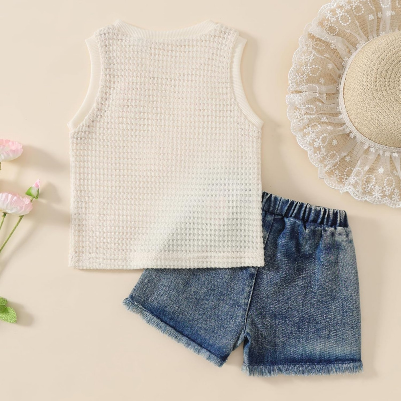 VAELIRAEL Toddler Baby Girl Summer Clothes