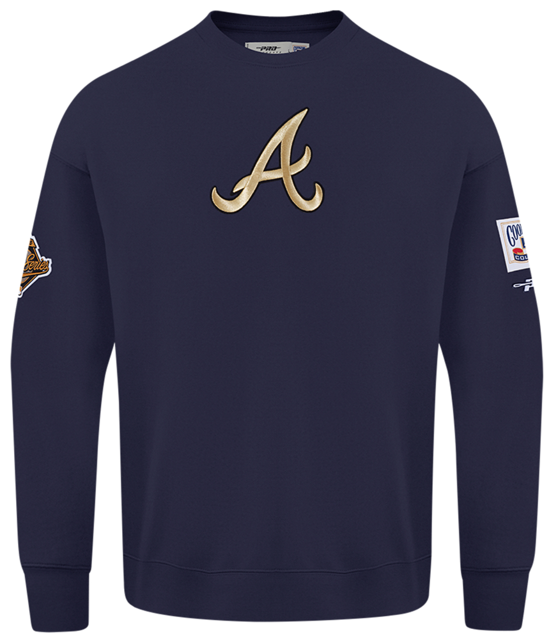 Pro Standard Braves Champs Drop Shoulder Crew