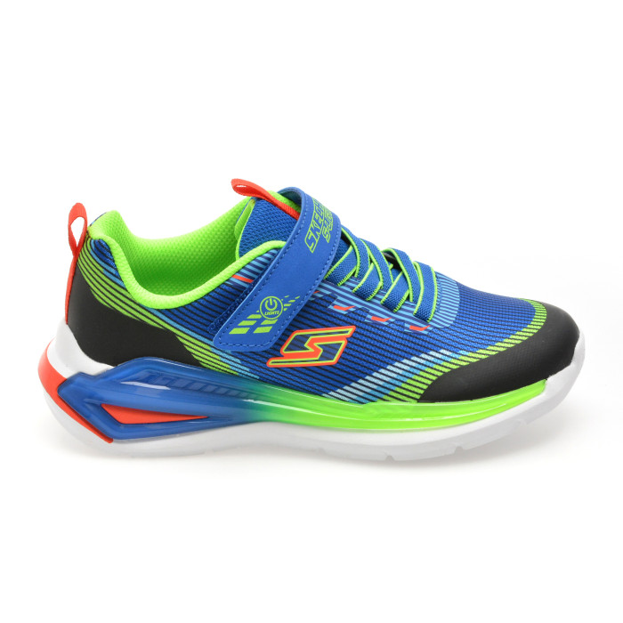 Pantofi sport SKECHERS albastri, TRI-NAMICS 2.0, din material textil