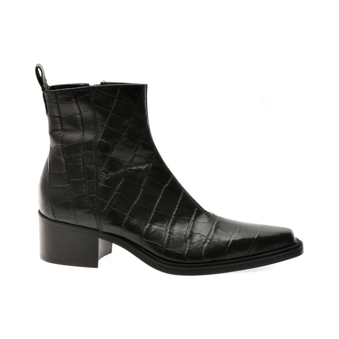 Ciocate elegante ALDO negre, ZAPPA 007, din piele croco