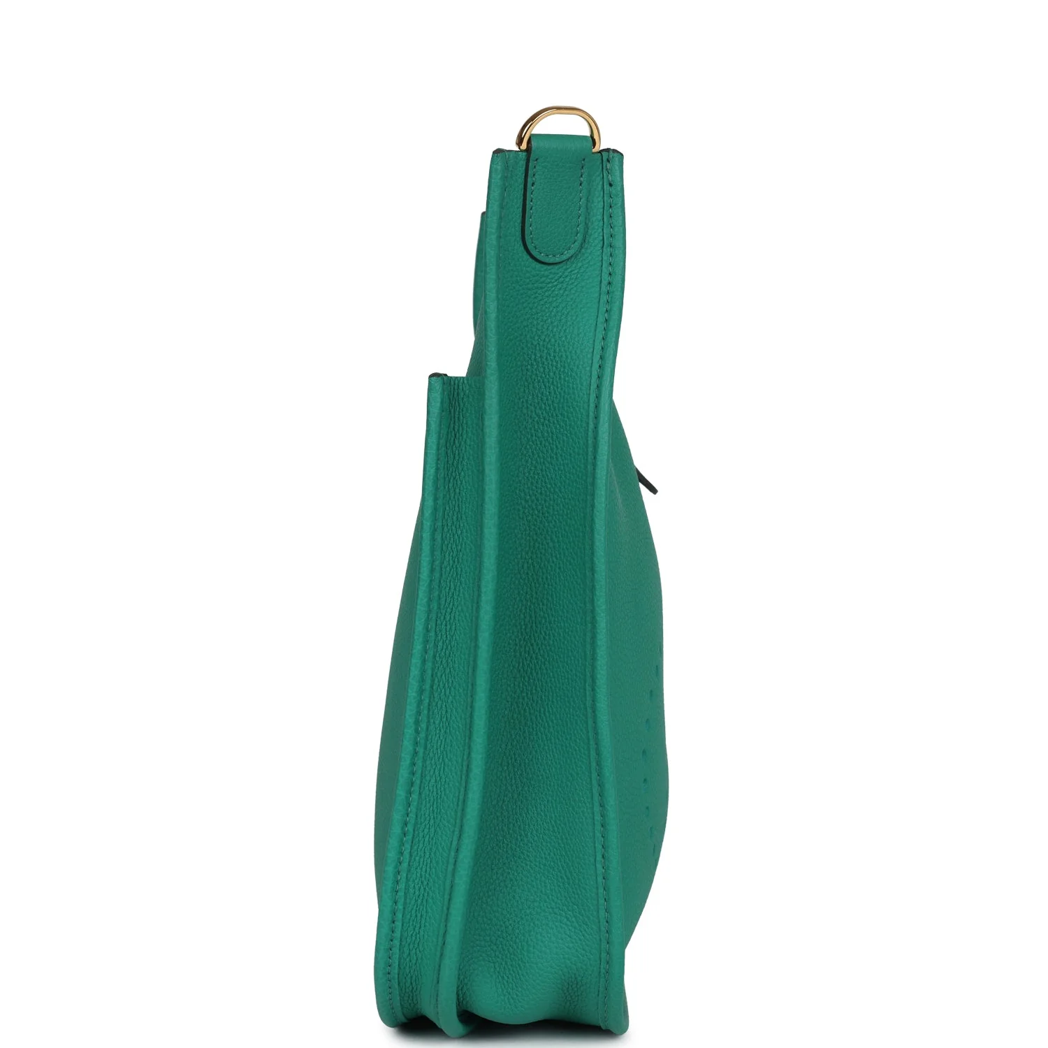 Hermes Evelyne III PM Vert Jade Clemence Gold Hardware