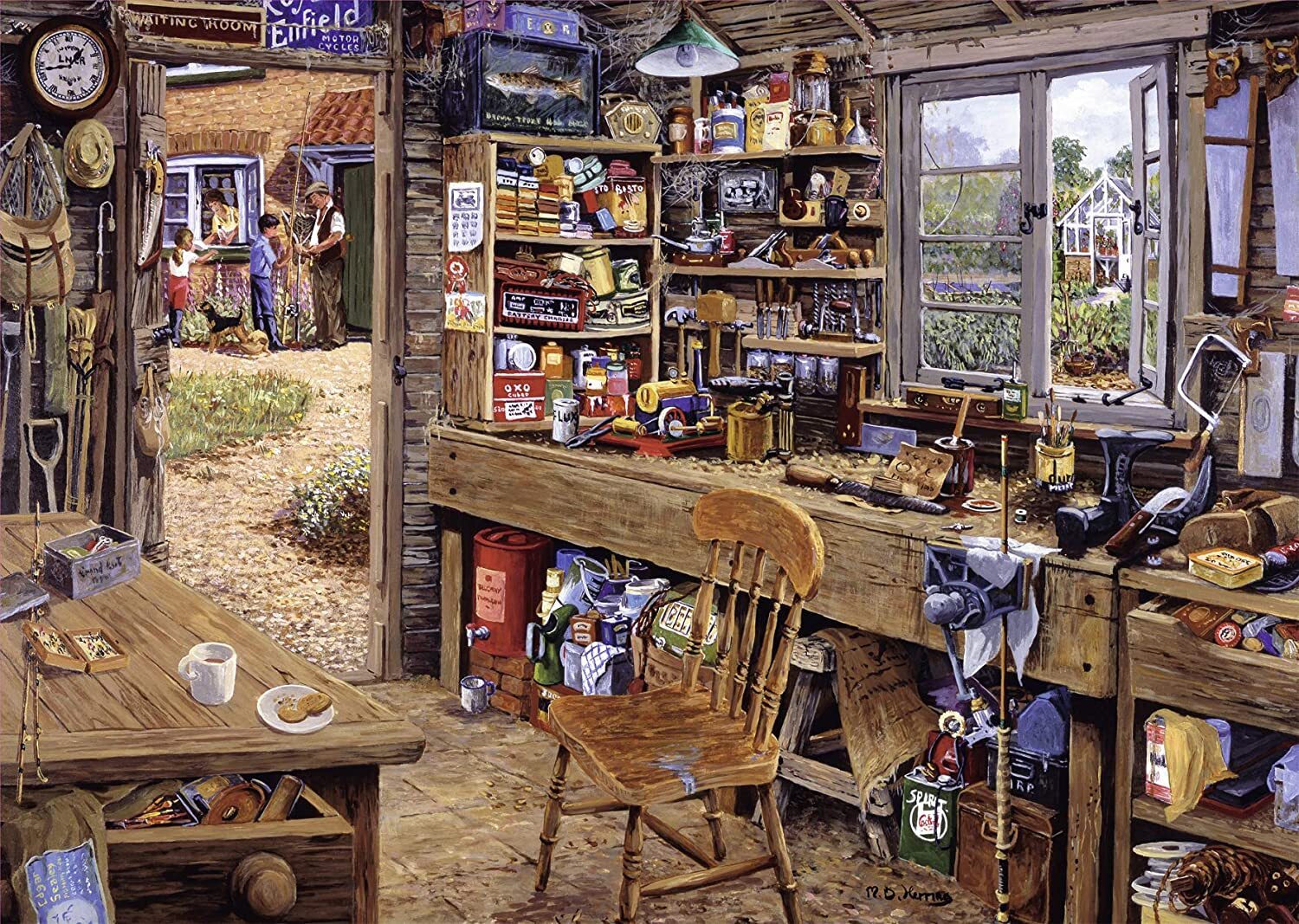 Dad’s Shed 500 Piece Large Format Puzzle