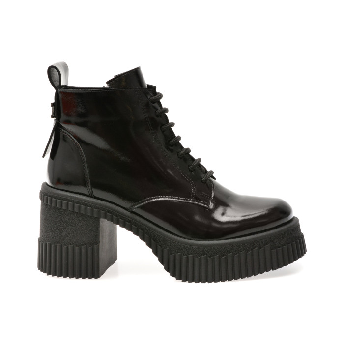 Ghete GRYXX negre, 1763831, din piele naturala lacuita