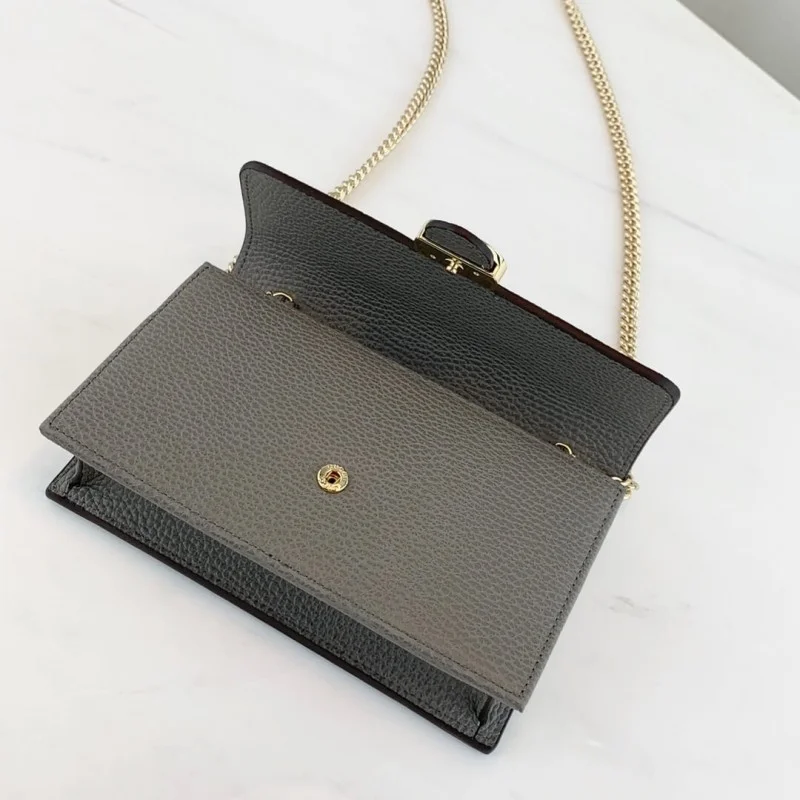 Gucci Leather Interlocking Gg Crossbody Bag 510314