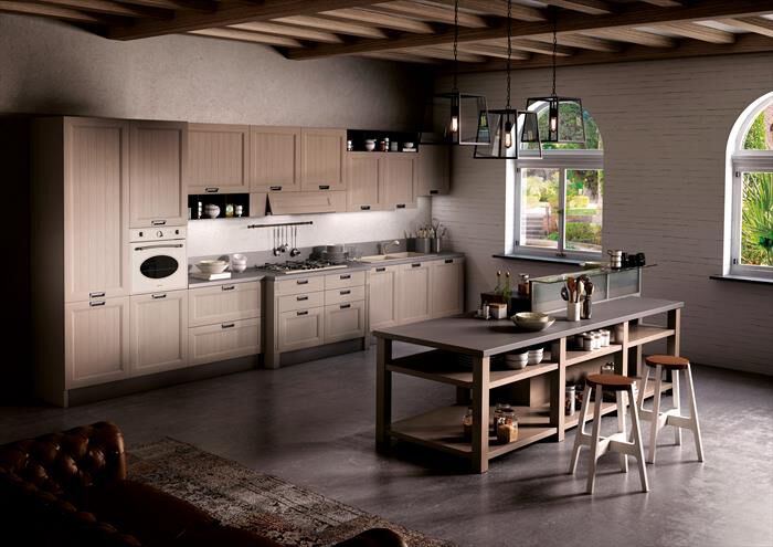 GLEM GAS - Lavello lneare LS286S 2 vasche-SABBIA