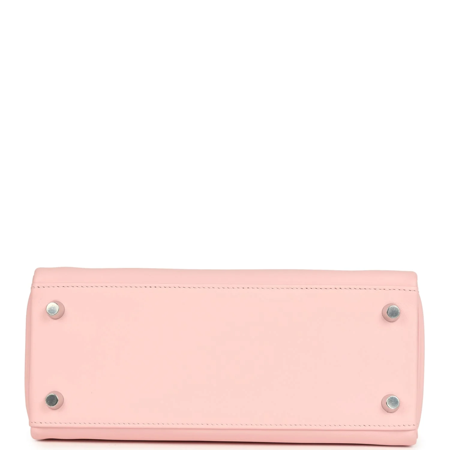 Hermes Kelly Retourne 25 Rose Sakura Swift Palladium Hardware