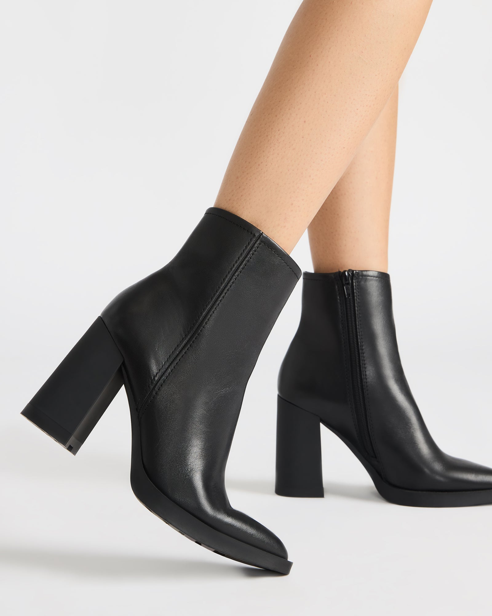 Harden Black Leather