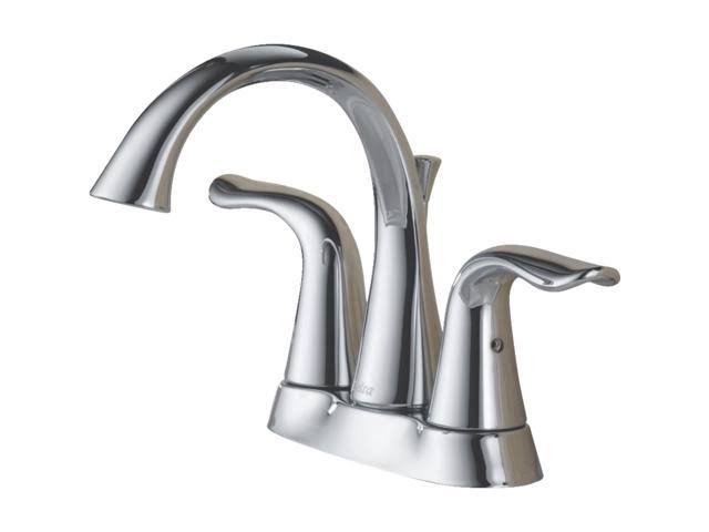 Delta 2538-MPU-DST Lahara Two Handle Centerset Bathroom Faucet, Chrome