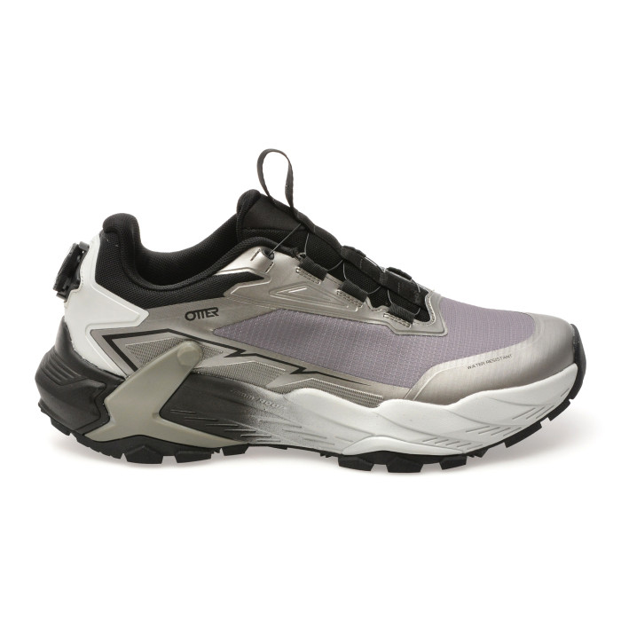 Pantofi sport OTTER argintii, 796, din material textil