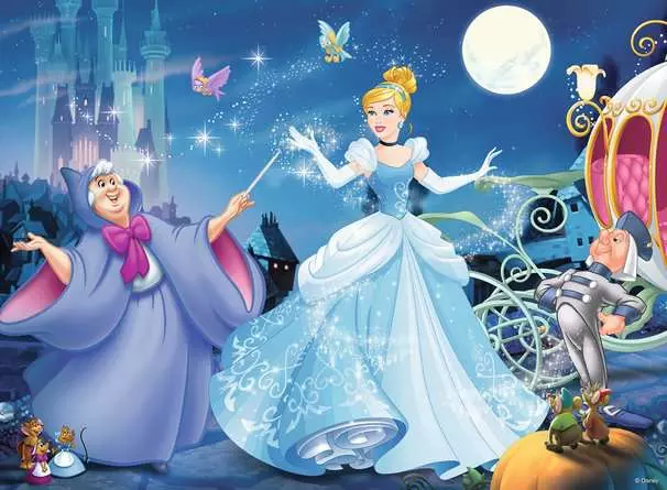 Children’s Jigsaw Puzzle Adorable Cinderella - 100 XXL Pieces Puzzle