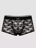 LHM Black Lace Boxer Shorts