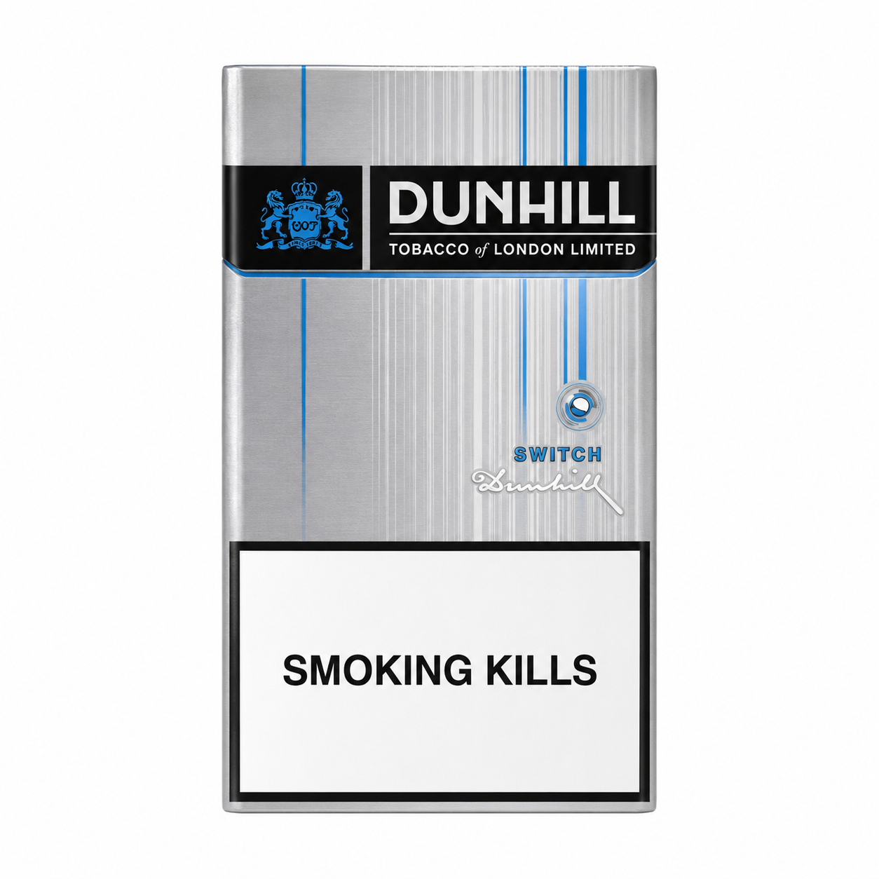 Dunhill Switch Silver Blue 8mg Carton