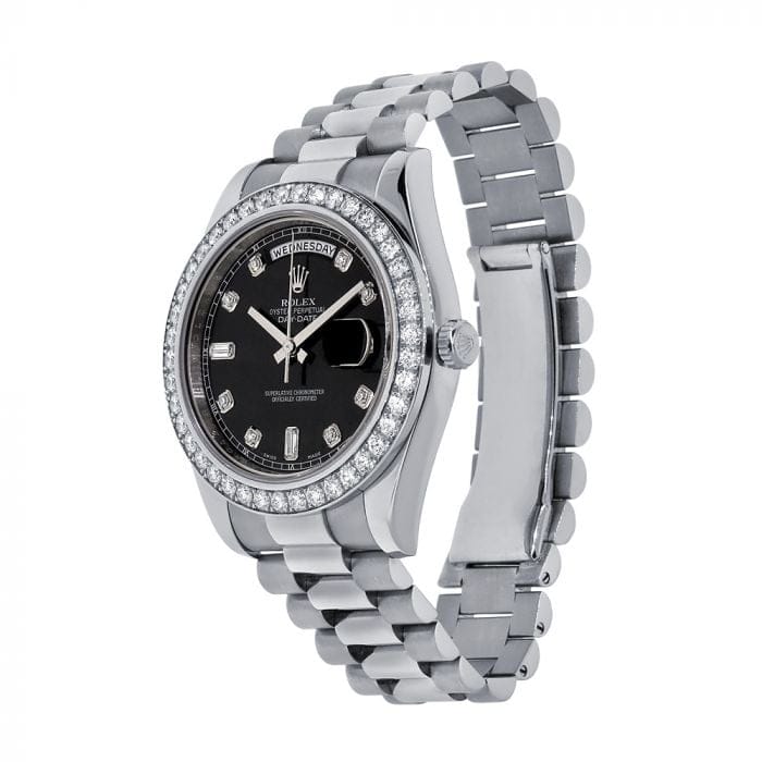 Rolex Day-Date White Diamond Replica