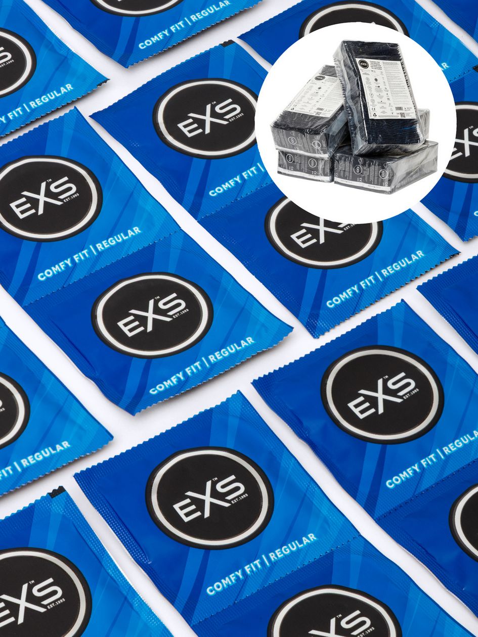 EXS Regular Latex Condoms 54mm (500 Pack)