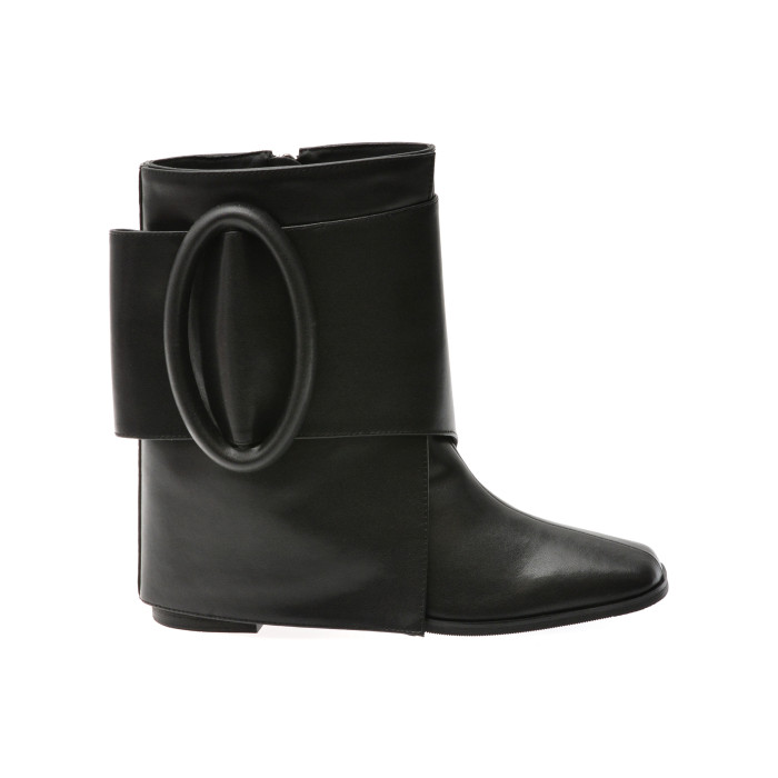 Botine EPICA negre, 2835, din piele naturala