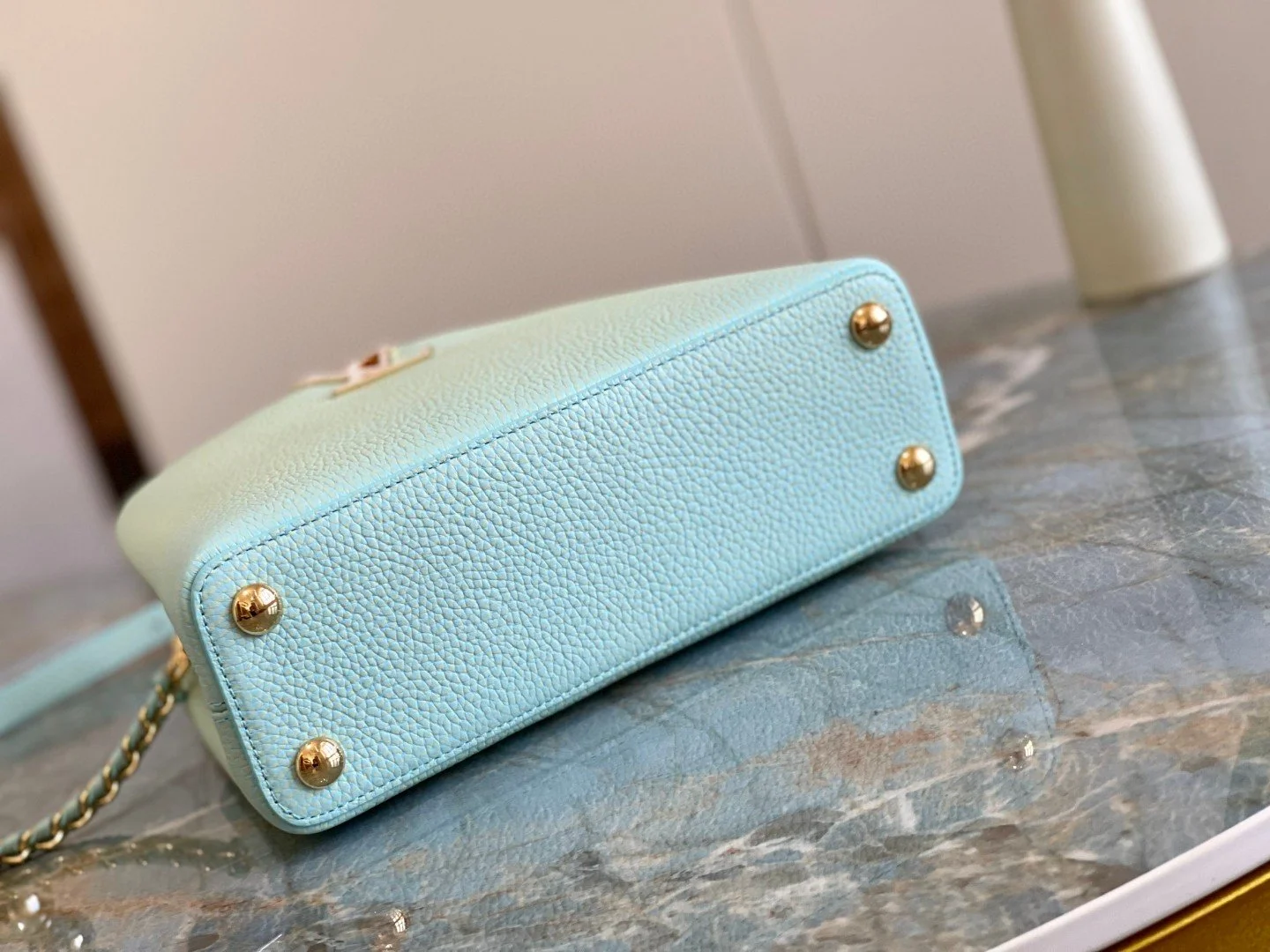 Louis Vuitton Capucines BB Jade Green For Women, Womens Handbags, Shoulder Bags And Crossbody Bags 10.6in/27cm LV