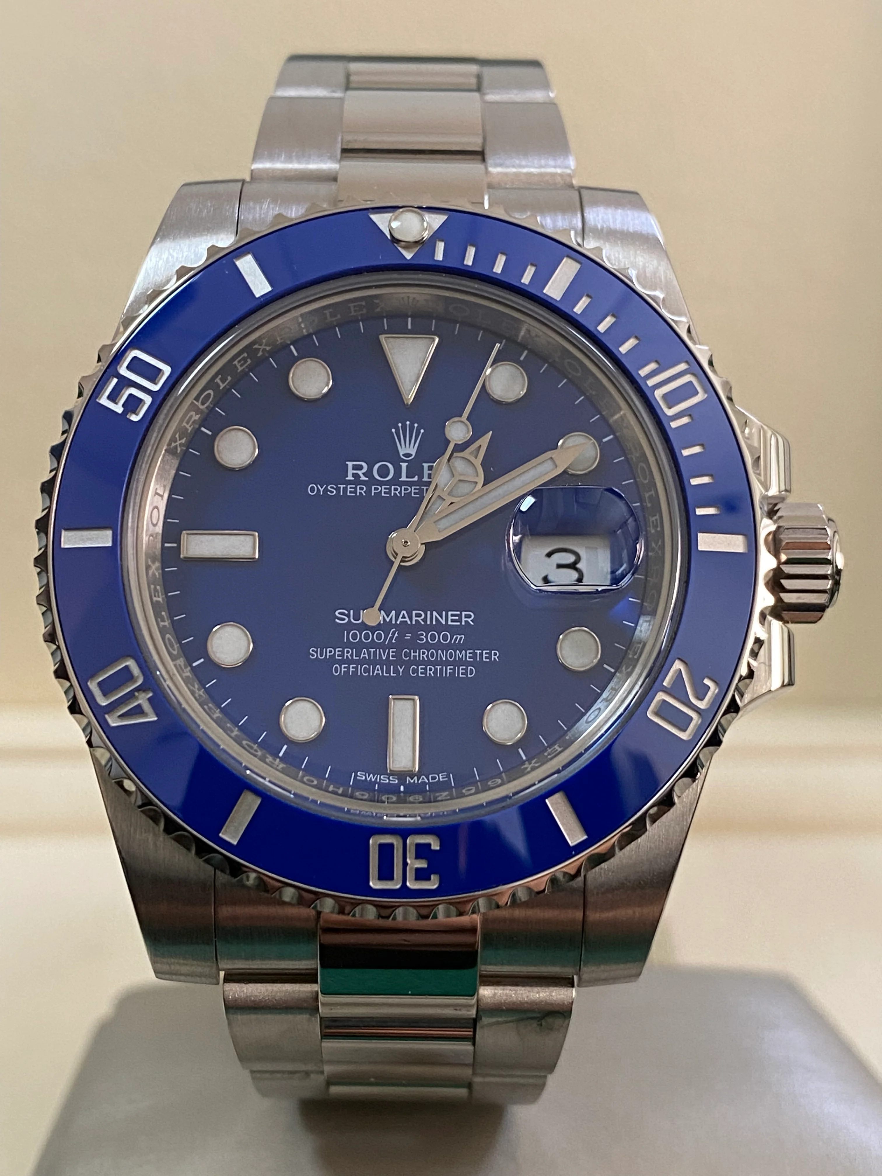 Rolex,Submariner White Gold Submariner Date - 2018 - 