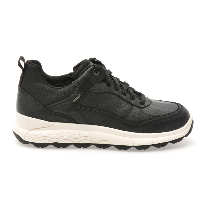 Pantofi sport GEOX negri, D3626D, din piele naturala