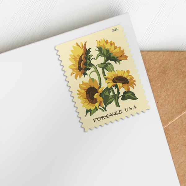 Sunflowers Stamps 2026