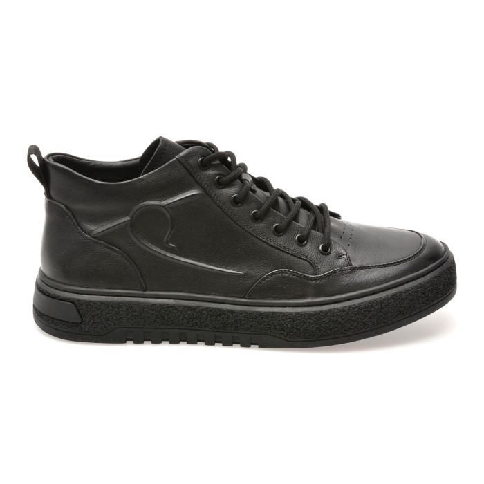 Pantofi sport GRYXX negri, 58381, din piele naturala