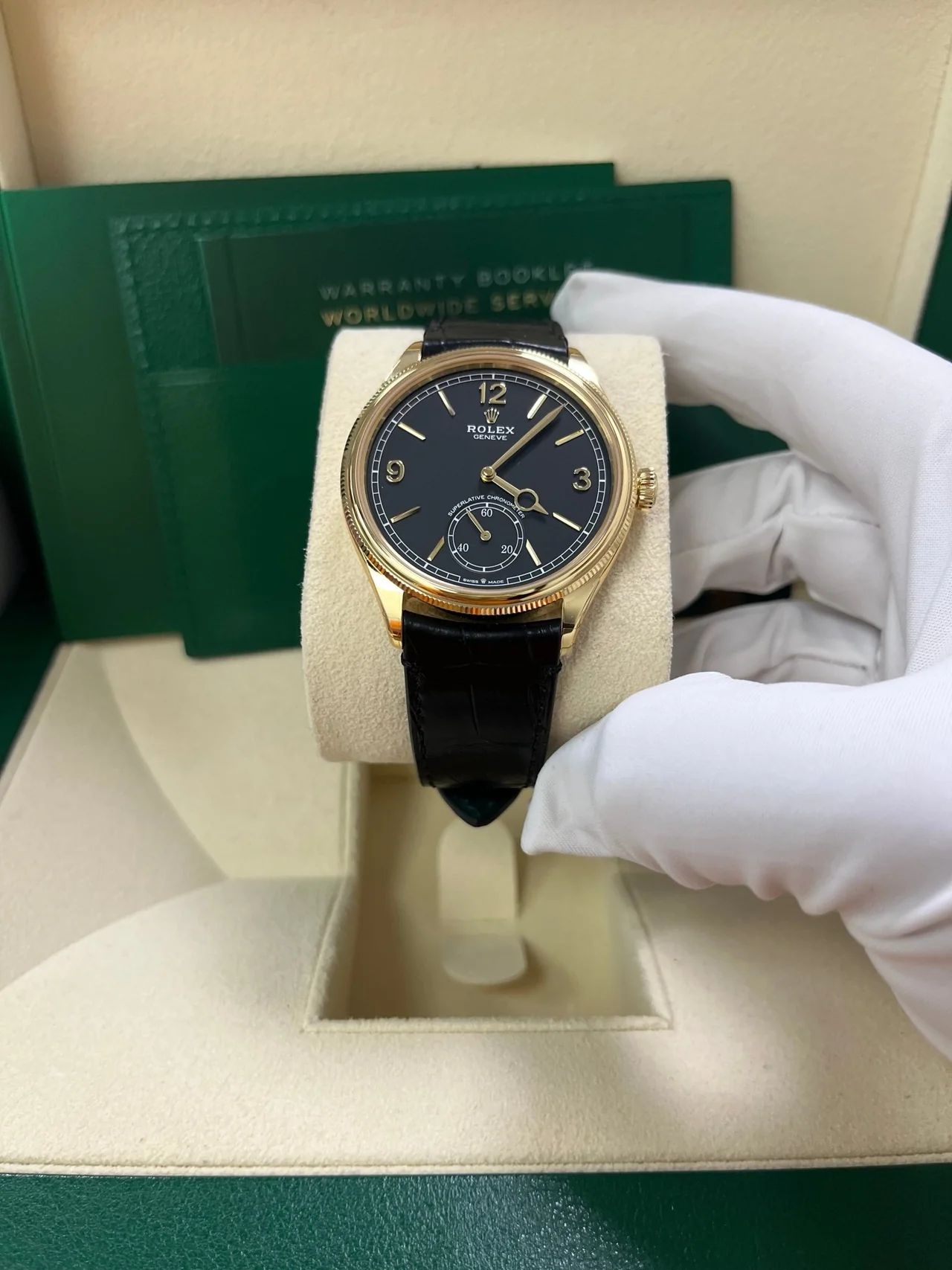 Rolex 1908 Yellow Gold 52508 0002 39 mm Replica Watch
