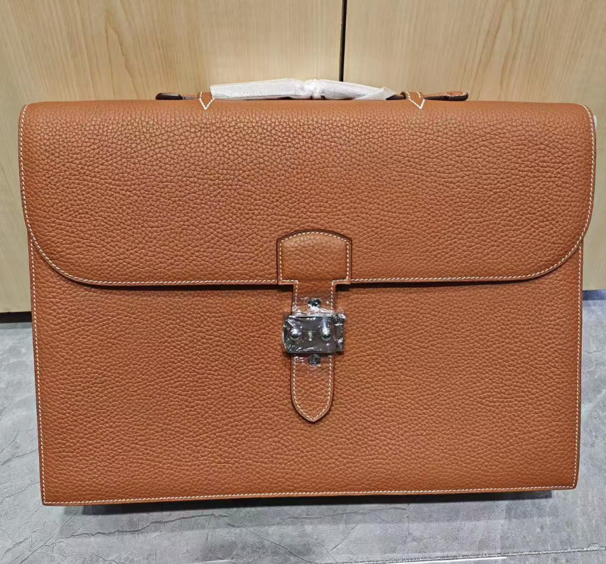 Kelly Briefcase  with Palladium hardware Custom crocodile skin - Artisantouchss