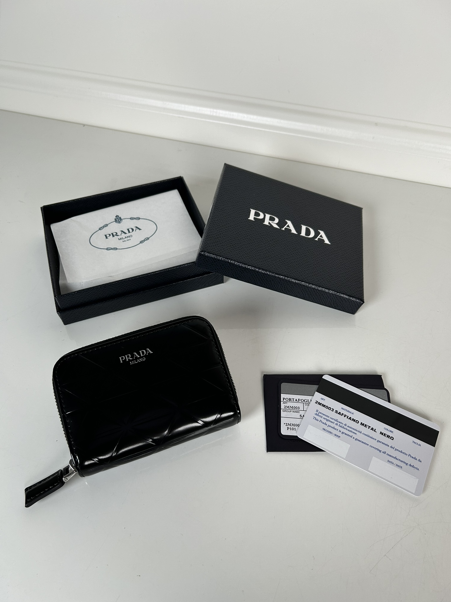 Prada Card Holder Size 11*7*2cm