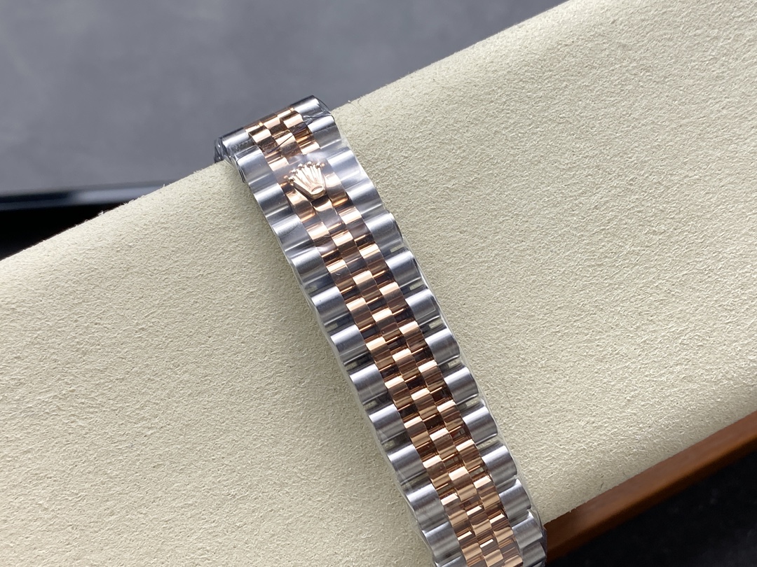 Rolex Datejust 31mm Stainless Steel and Rose Gold 278381RBR 0024 Rose Diamond Jubilee
