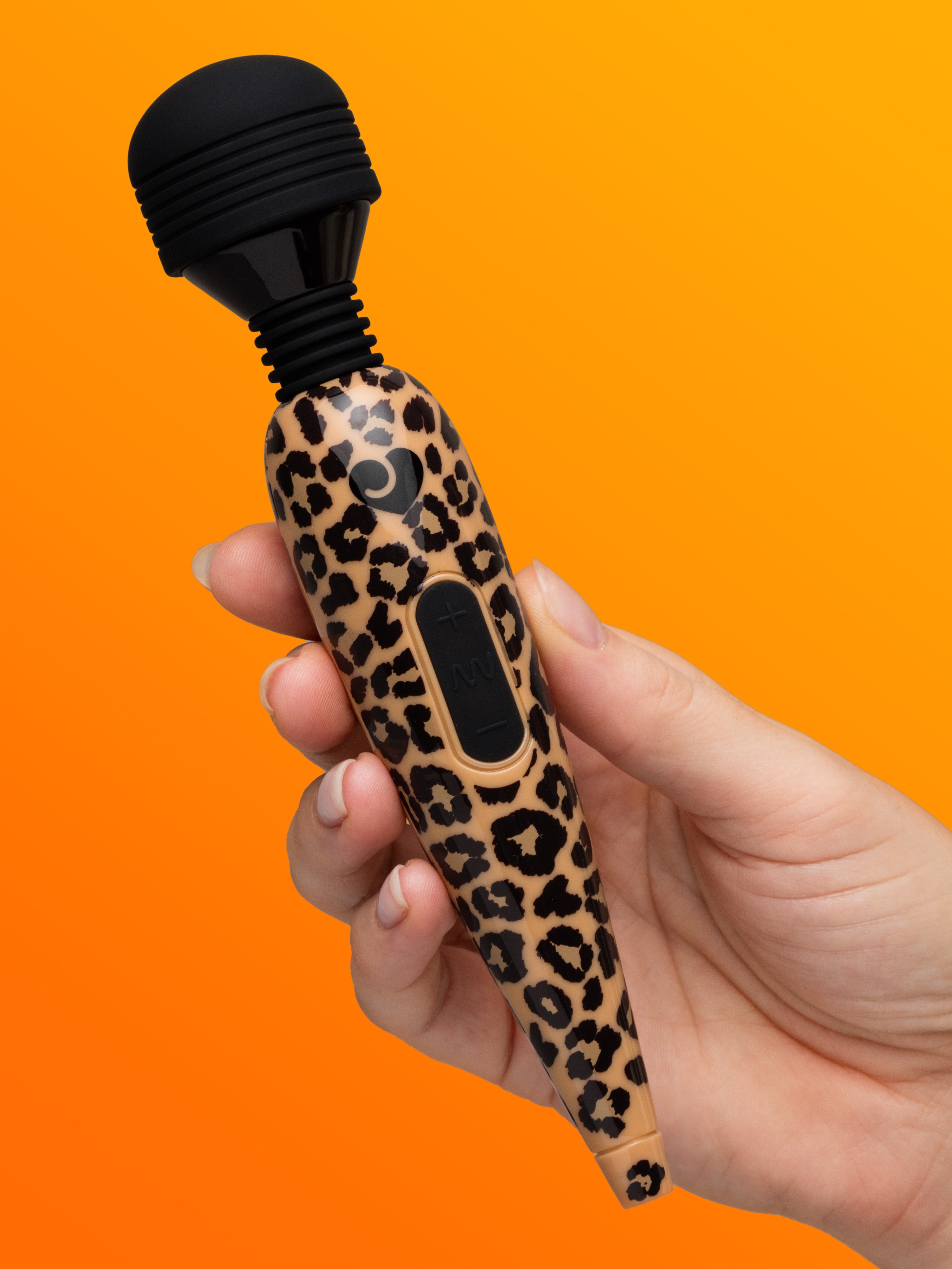 Lovehoney Deluxe Rechargeable Mini Leopard Massage Wand Vibrator