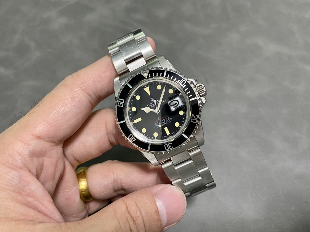 Rolex Submariner 1680 Stainless Steel Case Black Dial 40mm Mens Replica Watch