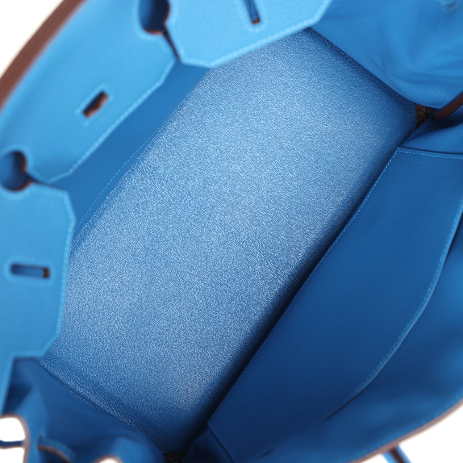 Hermes Birkin 35 Mykonos Clemence Palladium Hardware