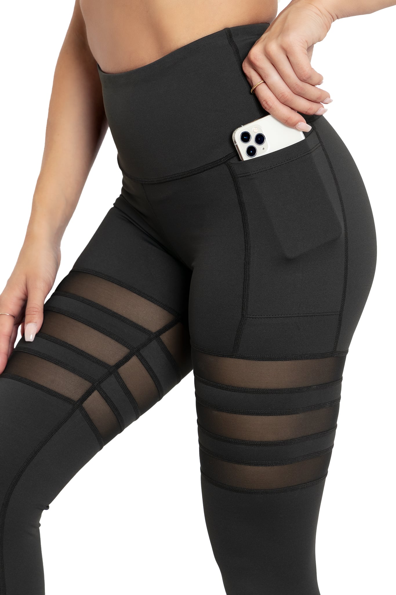 Sporty Stripes High Waisted Pants