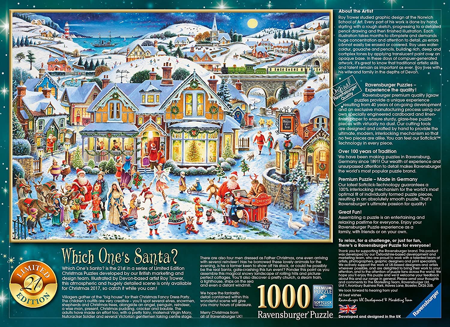 Which One’s Santa 21st Limited Edition 1000 Piece Puzzle