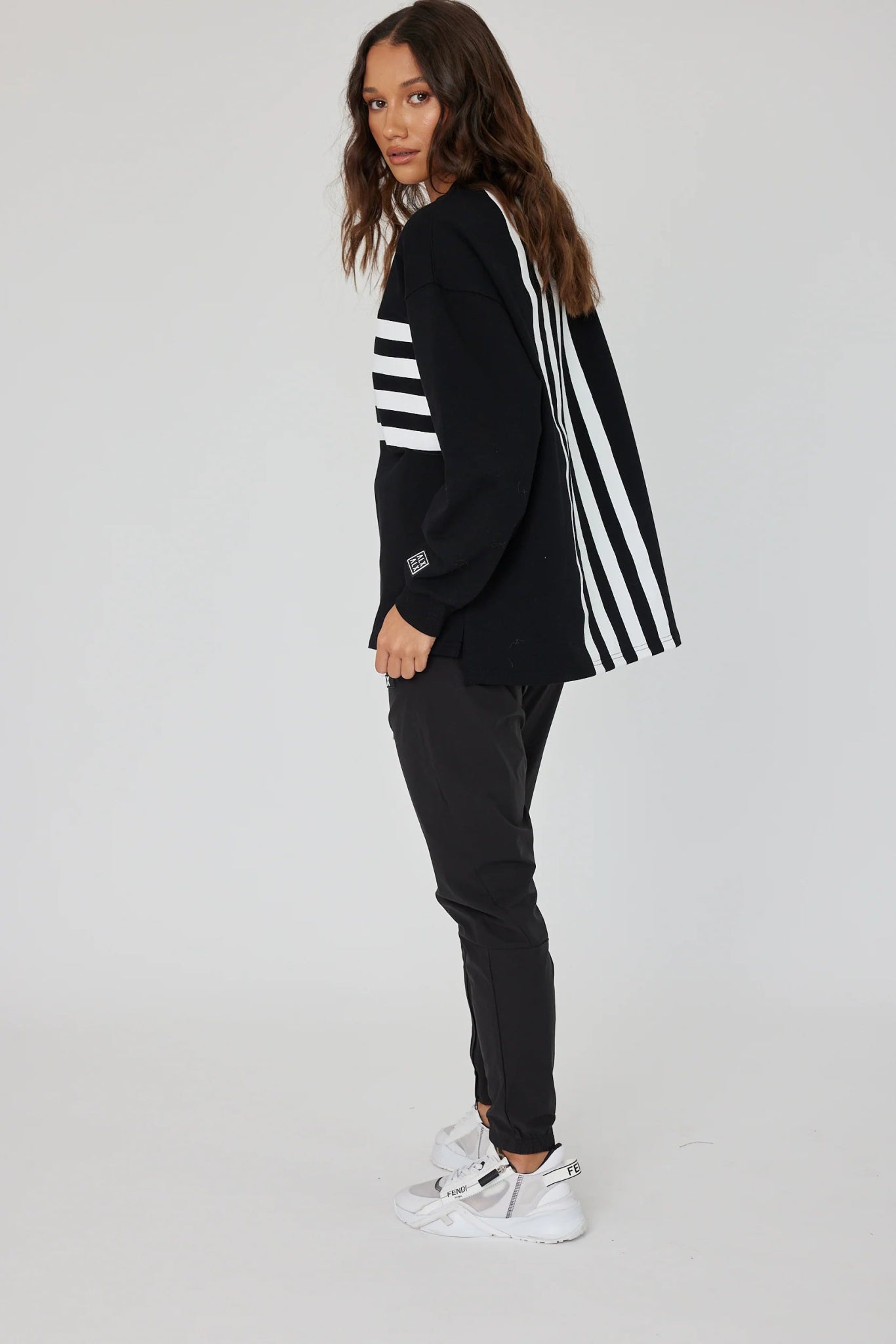 Stripe Shift Sweatshirt‌