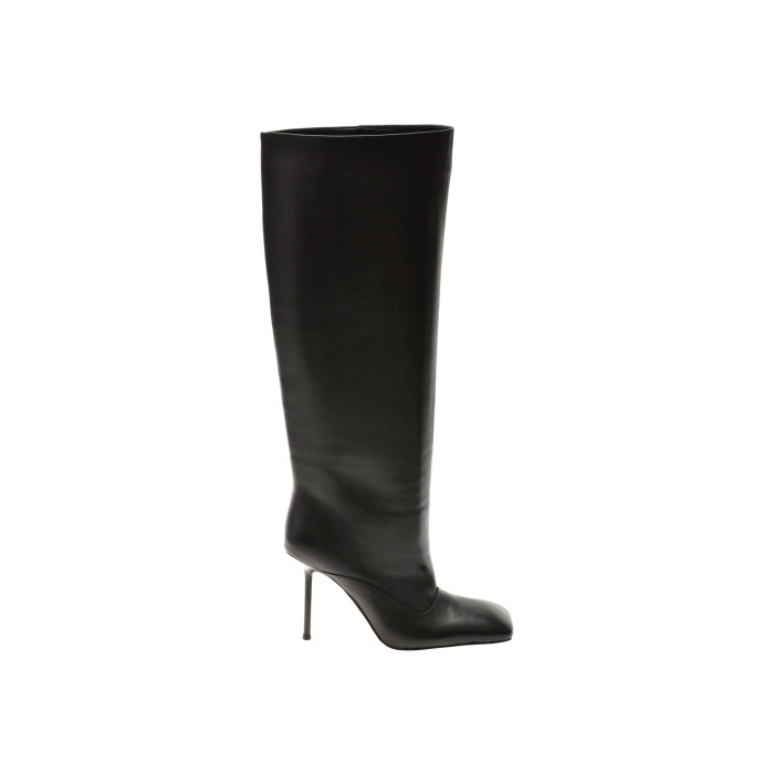Cizme elegante EPICA PREMIUM negre, HF1432, din piele naturala