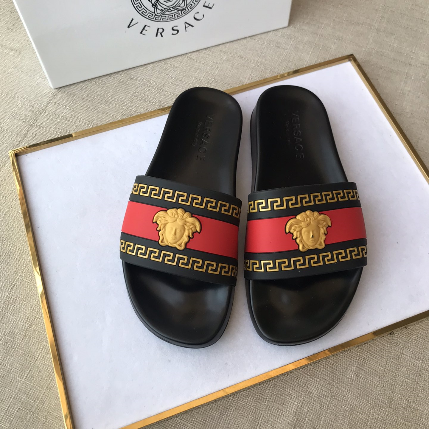 Versace Mens Women Sandals Gr. 36-46