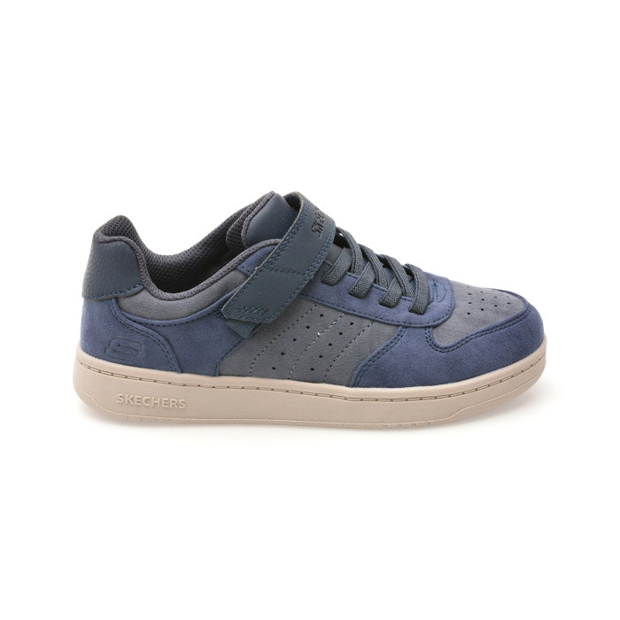 Pantofi sport SKECHERS bleumarin, QUICK STREET, din material textil