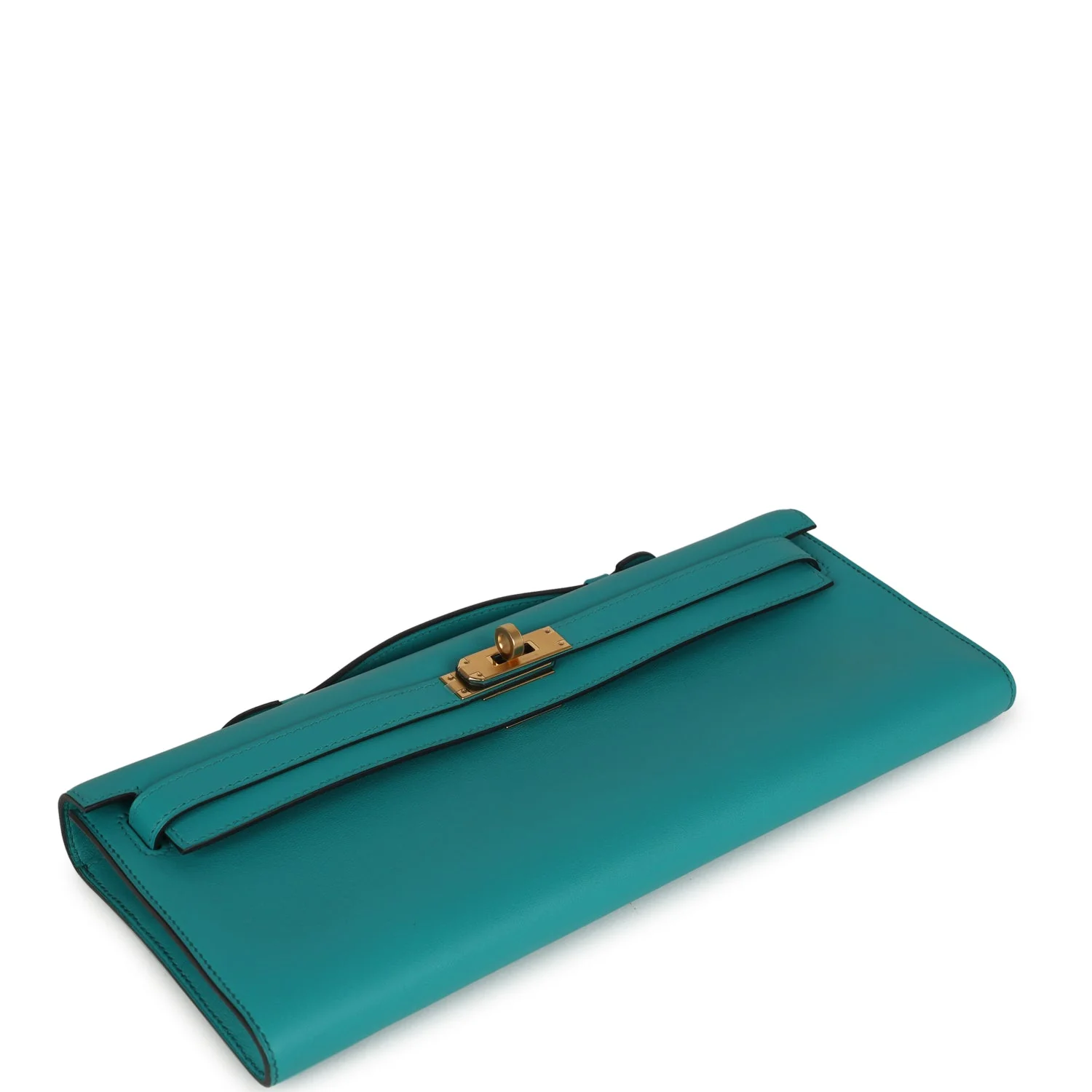 Hermes Kelly Cut Vert Verone Swift Gold Hardware