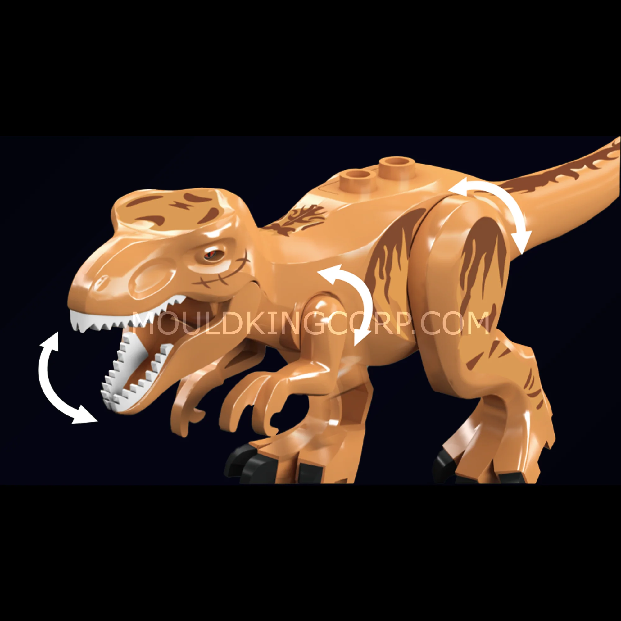 Mould King 29002 T-Rex Dinosaur Transport Vessel Dino Egg Building Set | 427 Pcs