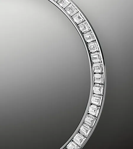 Classic watches DAY-DATE 36 Oyster, 36 mm, platinum and diamonds