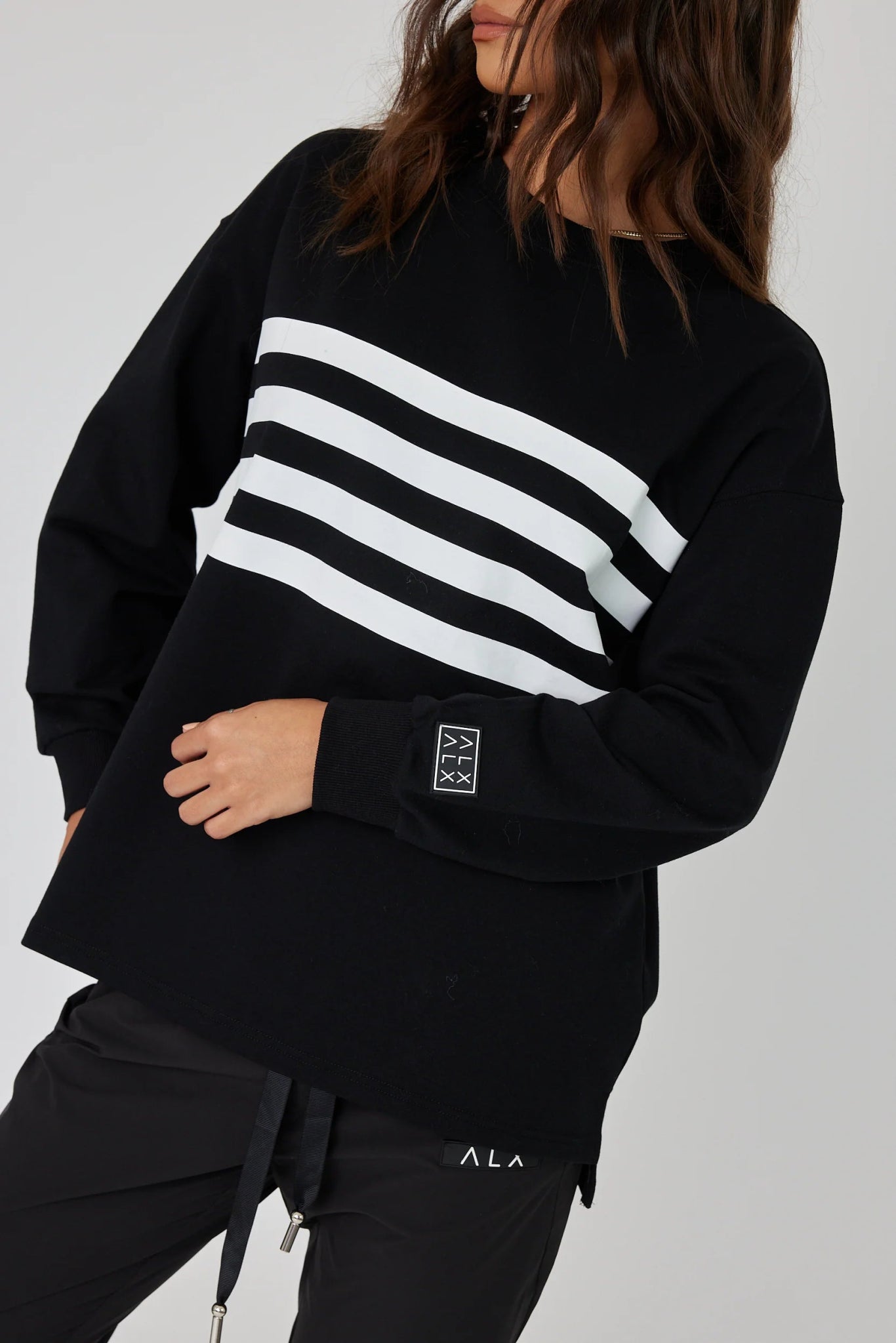 Stripe Shift Sweatshirt‌