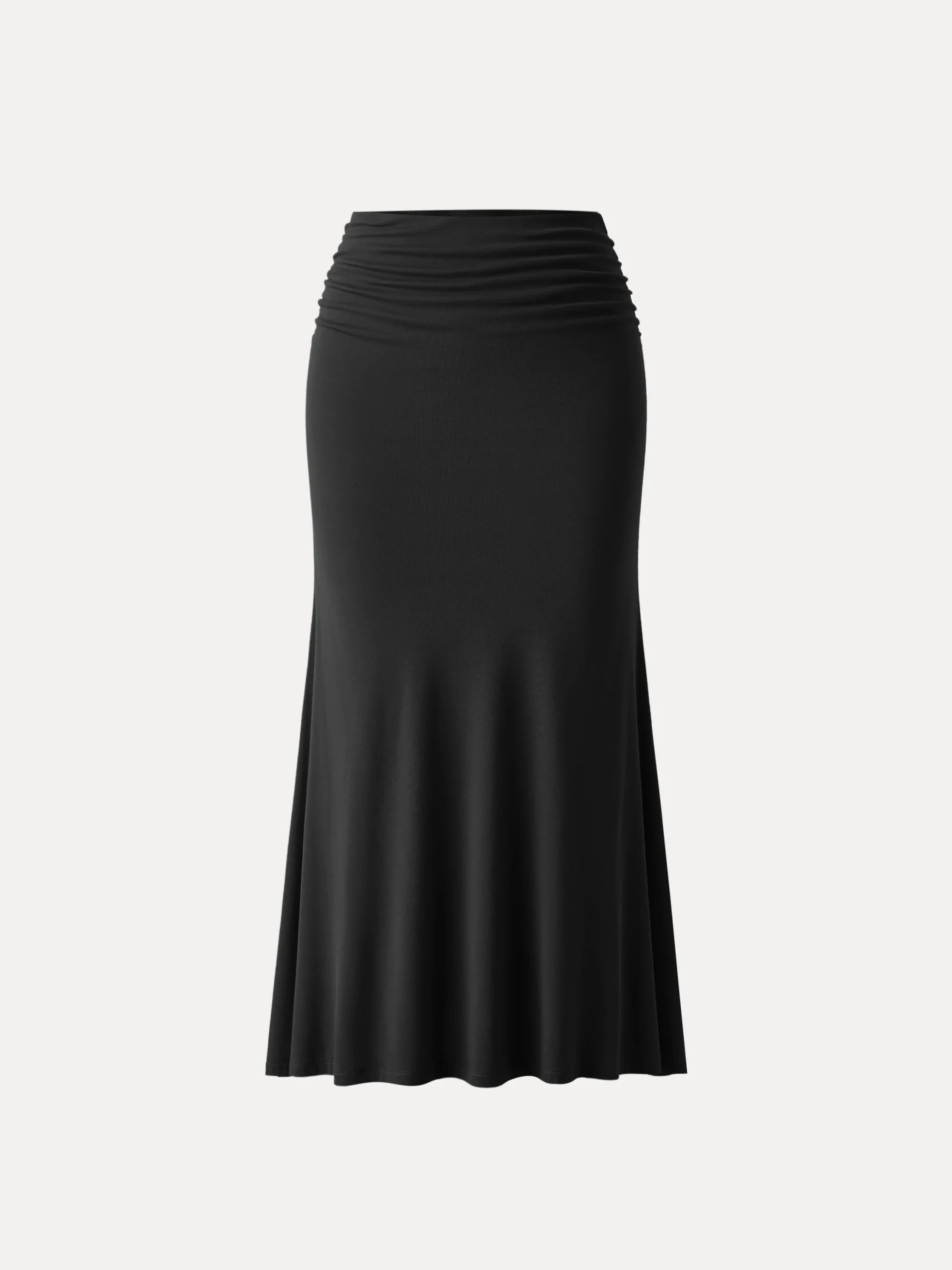 Classic Side Ruched Mermaid Maxi Skirt