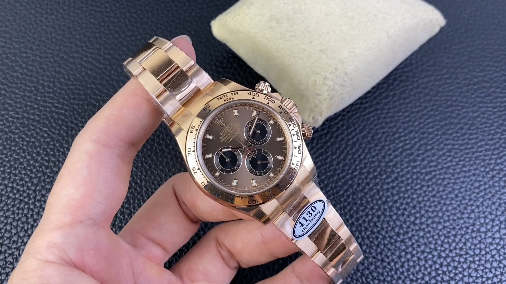 Rolex Cosmograph Daytona 40mm Everose Chocolate Dial 116505 Men's Watch