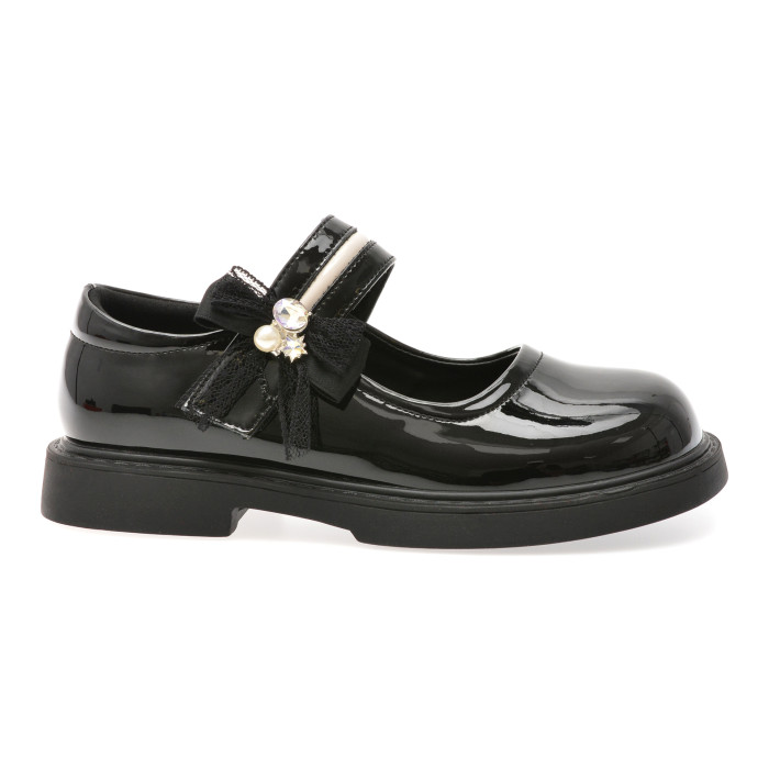 Pantofi SELECTION KIDS negri, 532206, din piele ecologica