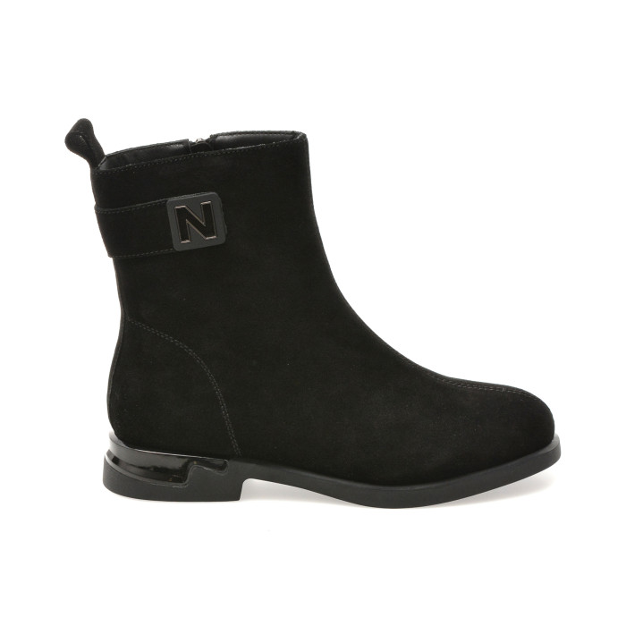 Ghete FLAVIA PASSINI negre, M01245, din piele intoarsa